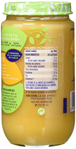 Hero Baby - Infantil Frutas Variadas. A Partir De 4 Meses. Sin gluten 235 gr - Pack de 12 (Total 2820 gr)