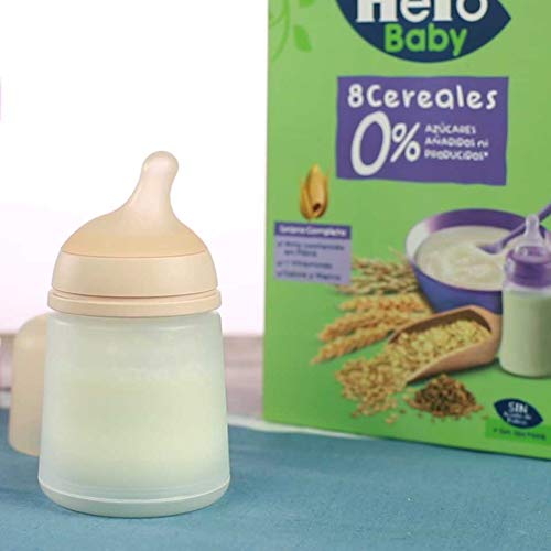 Hero Baby - Papilla de 8 Cereales sin Azúcares Añadidos, para Bebés a Partir de los 6 Meses - Pack de 3 x 820 g