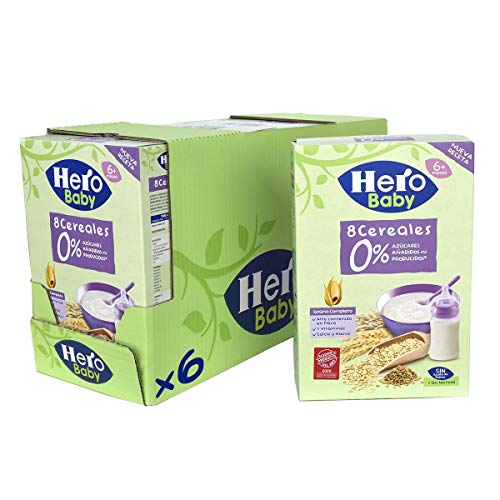 Hero Baby Papillas Infantiles 6 Unidades 340 g