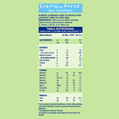 Hero Babynatur - Crema De Arroz 220 g