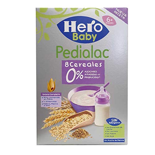 Hero Pedialac 8 Cereales 0% Azúcares 340 g