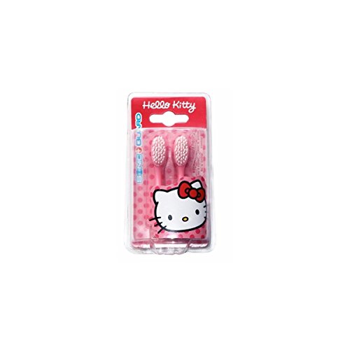 Higiene Dental y Tiritas SD0068 - Recambio de cepillo de dientes eléctrico Hello Kitty, 2 unidades