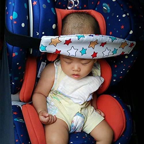 hou zhi liang Soporte para Bebés y Bebés, Soporte Cabeza Sujeta Cabezas Coche para Niños Fijación de la Correa de Seguridad posicionador la Cabeza Instalación