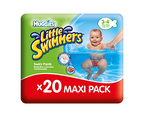 Huggies - Bañadores desechables, talla 3-4 , 20 unidades