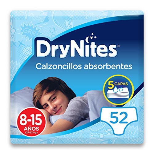 Huggies DryNites - Ropa interios de pijama para niños de 8-15 años, 27-57 kg, 13 unidades