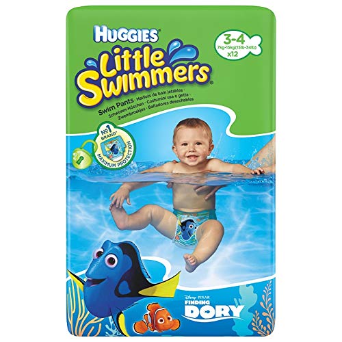 Huggies Little Swimmers Tamaño 3-4 7-15kg 12 por paquete