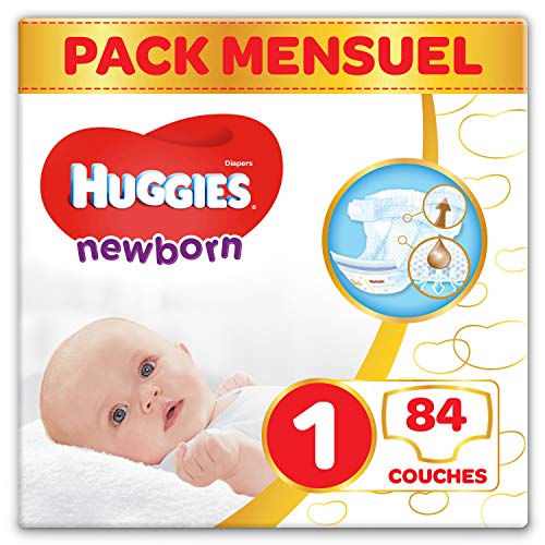 Huggies Newborn Pañales Recién Nacido Talla 1 (2-5 kg) - 84 pañales