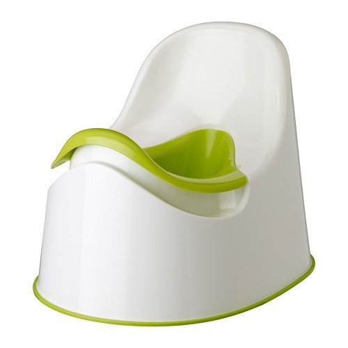 Ikea Orinal para Niños, Plástico, Blanco, 36x29x28 cm