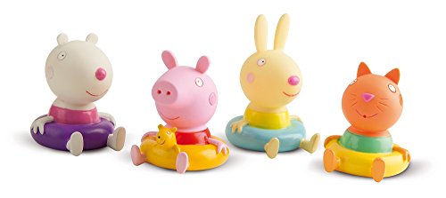 IMC TOYS 715098 - Figuritas para el baño Peppa Pig (4 figuras, surtido)