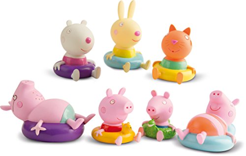 IMC Toys - Peppa Pig pack de 2 muñecos para baño (360082), modelos surtidos