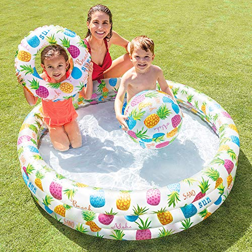 Intex 59469NP - Piscina, flotador y pelota de 51 cm, 132 x 28 cm, 248 litros