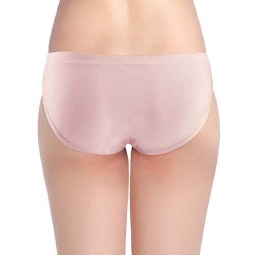 Intimate Portal Mujer Algodón Bajo el Vientre de Braguitas de Bikini Premamá Natural (PK de 5) L