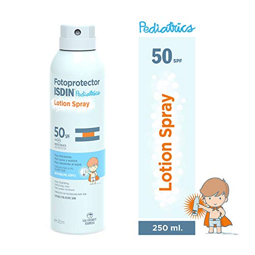 ISDIN Fotoprotector Lotion Spray Protector Solar Corporal Para Niños (SPF 50)- 250 ml.