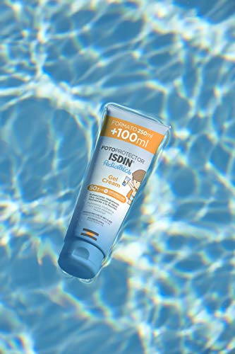 ISDIN Fotoprotector Pediatrics Gel Cream SPF 50 +, el todoterreno de los fotoprotectores para toda la familia, formulado para la piel del niño - 250 ml