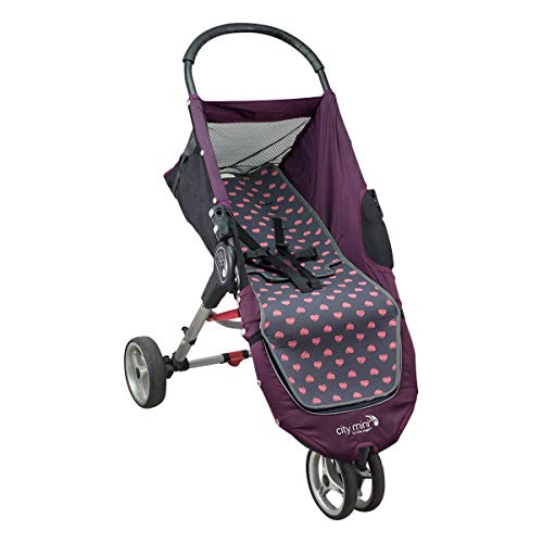 JANABEBE Colchoneta para Joolz y Baby Jogger City Mini (Fluor Heart)