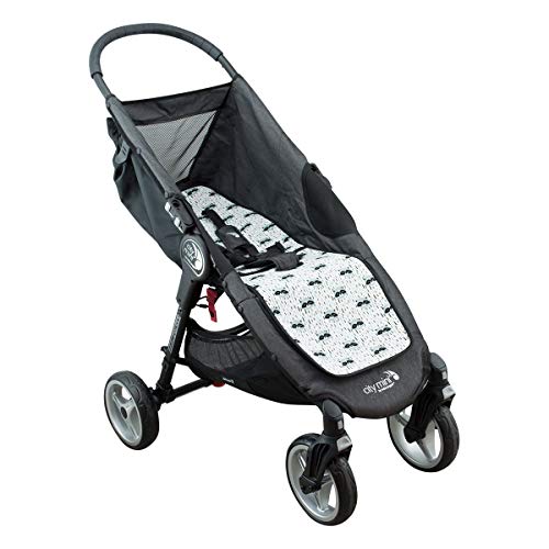 JANABEBE Colchoneta para Joolz y Baby Jogger City Mini (Raccoon Town)