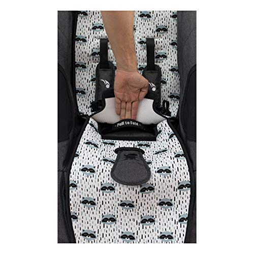 JANABEBE Colchoneta para Joolz y Baby Jogger City Mini (Raccoon Town)