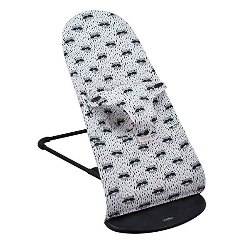 Janabebe Funda compatible con hamaca Babybjorn soft, balance y bliss (Raccoon)