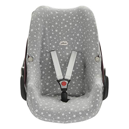 JANABEBE Funda para Bebé Confort Maxi-cosi Pebble White Star