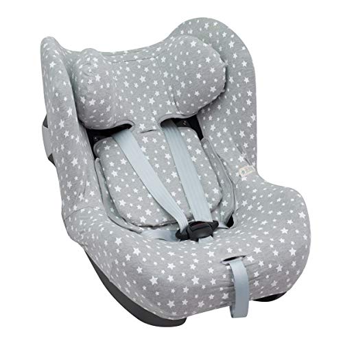 JANABEBE Funda para Cybex Sirona M2 I-Size y GB Vaya WHITE STAR