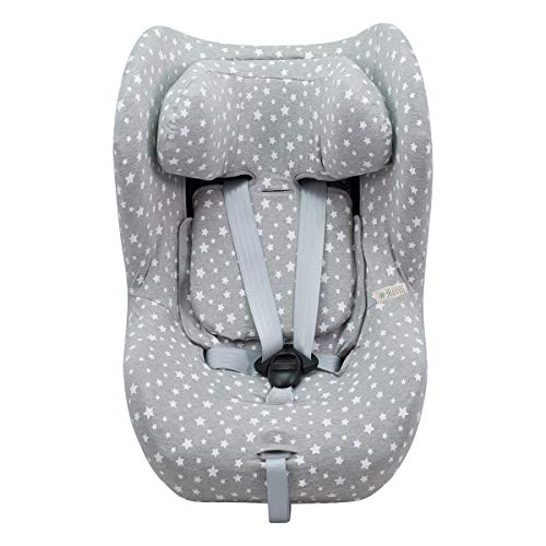 JANABEBE Funda para Cybex Sirona M2 I-Size y GB Vaya WHITE STAR