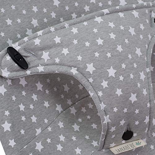 Janabebe Funda para Hamaca Babybjorn Soft, Balance (White Star)