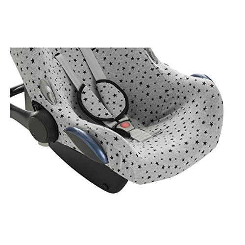 JANABEBE Funda para Maxi Cosi Cabriofix, silla de coche gr 0 (Black Star)