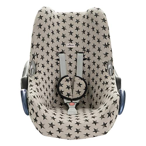 JANABEBE Funda para Maxi Cosi Cabriofix, silla de coche gr 0 (Dark sky)