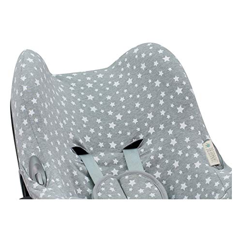 JANABEBE Funda para Maxi Cosi Cabriofix, silla de coche gr 0 (White Star)