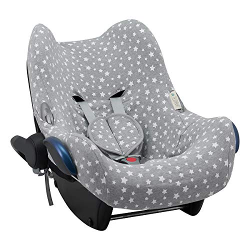 JANABEBE Funda para Maxi Cosi Cabriofix, silla de coche gr 0 (White Star)