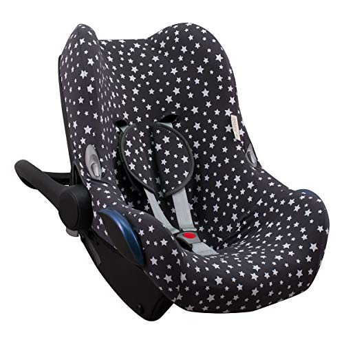 JANABEBE Funda para Maxi Cosi Cabriofix, silla de coche gr 0 (Winter Sky)