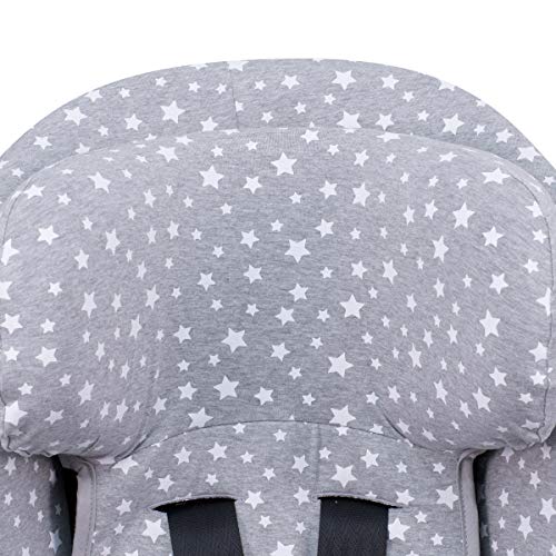 JANABEBE Funda para Pég Perego Primo Viaggio, Uppababy Mesa GO (White Star)