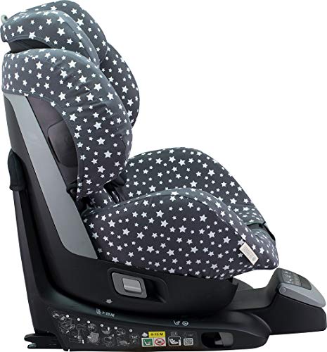 JANABEBE Funda para RECARO Zero, i-Size - Recaro Optiafix (WINTER SKY)