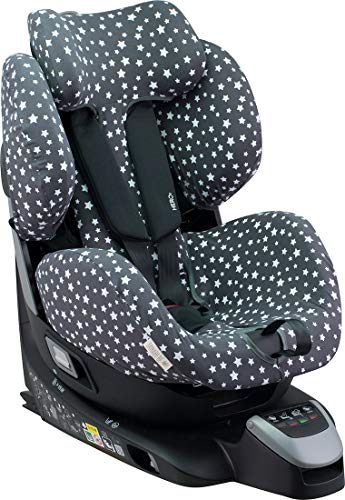 JANABEBE Funda para RECARO Zero, i-Size - Recaro Optiafix (WINTER SKY)