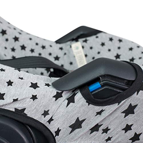 JANABEBE Funda para silla de auto BeSafe iZi Go (Black Star)