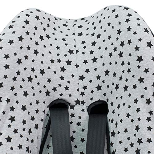 JANABEBE Funda para silla de auto BeSafe iZi Go (Black Star)