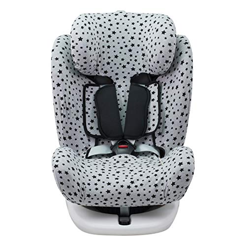 JANABEBE Funda para Star Ibaby, Baby Auto Fix Noe (BLACK STAR)