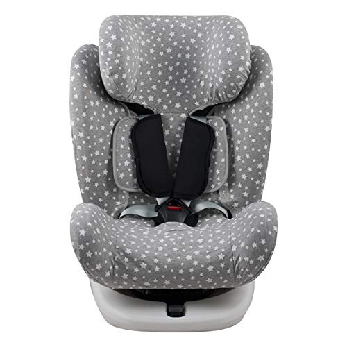 JANABEBE Funda para Star Ibaby, Baby Auto Fix Noe (WHITE STAR)