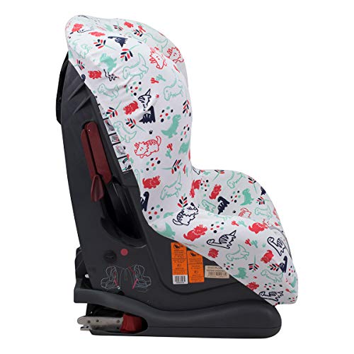 JANABEBE Funda Universal para Silla de Coche Grupo 1-2-3 Dino party