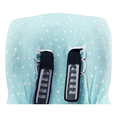 JANABEBE Funda Universal para Silla de Coche Grupo 1-2-3 Mint Sparkles