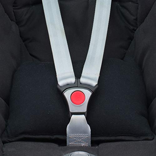 JANABEBE Reductor Universal Bebe Silla de Coche y Paseo 3 piezas (Black Series)