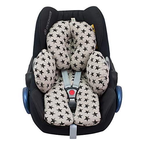 JANABEBE Reductor Universal Bebe Silla de Coche y Paseo 3 piezas (Dark Sky)