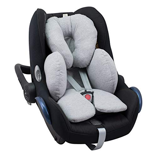 JANABEBE Reductor Universal Bebe Silla de Coche y Paseo 3 piezas (Grey Stone)