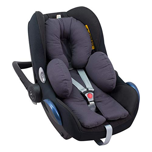 JANABEBE Reductor Universal Bebe Silla de Coche y Paseo 3 piezas (Marengo)