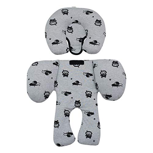 JANABEBE Reductor Universal Bebe Silla de Coche y Paseo 3 piezas (Robot Space)