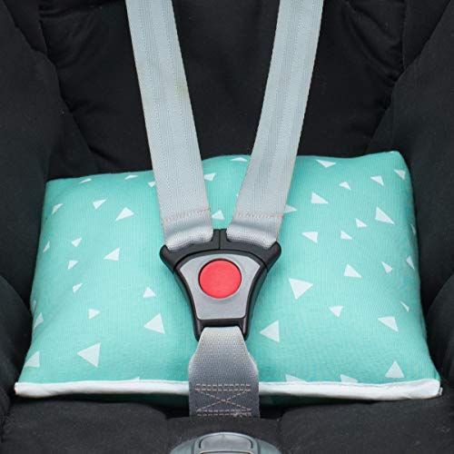 JANABEBE Reductor Universal Bebe Silla de Coche y Paseo 3 piezas White Star (Mint Sparkles)