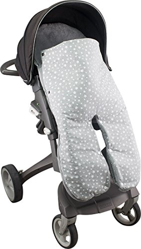 JANABEBE Saco para Stokke, cam cubo, Quiny mood (WHITE STAR, POLAR)