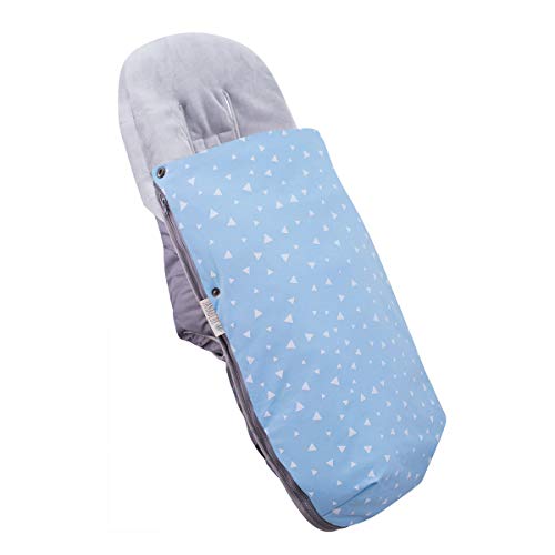 JANABEBE Saco Universal para Cochecito (Blue Sparkles, Polar)