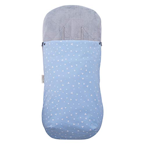 JANABEBE Saco Universal para Cochecito (Blue Sparkles, Polar)