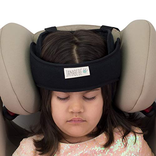 Janabebé Soporte de cabeza para niños en coche (Black Series)